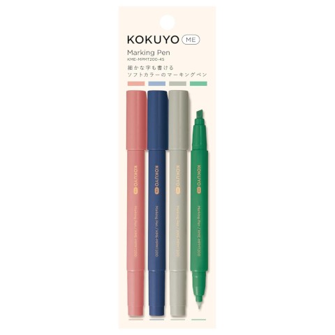 Kokuyo Me 2 Way Marking Pen Set - Simple Paper 