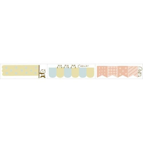 Maste x Mizutama Perforated Masking Tape | Ribbon & Flag - Simple Paper 