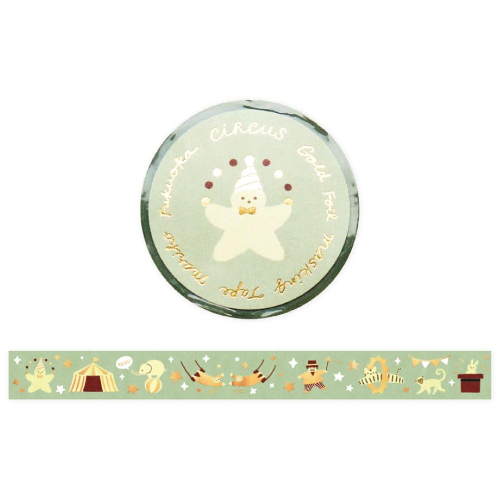 Cozyca x Mariko Fukuoka Foiled Washi Tape Circus