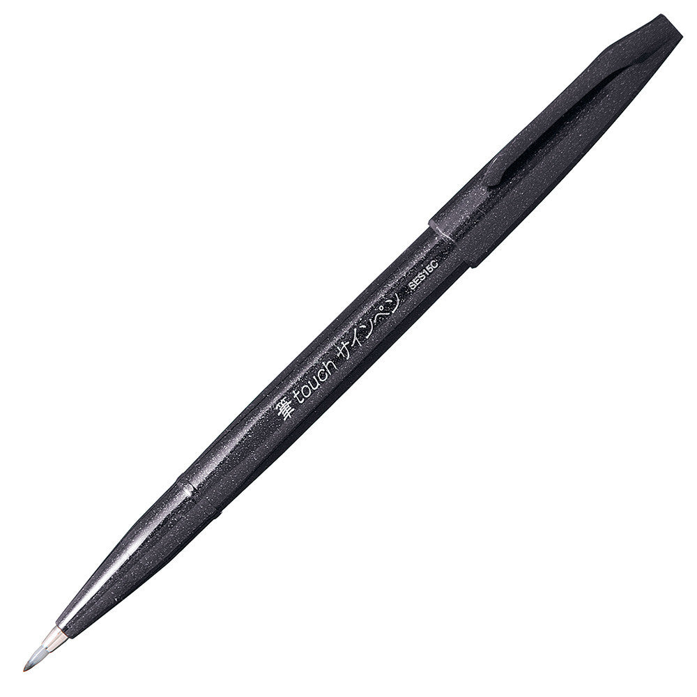 Pentel Fude Touch Brush Sign Pen | Black - Simple Paper 