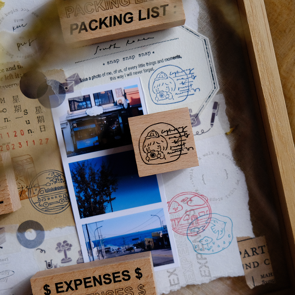 Eileen Tai Rubber Stamps | Travel Series - Simple Paper 