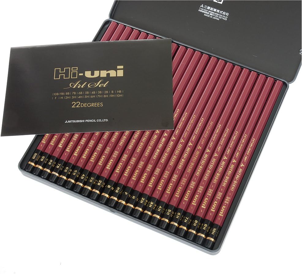 Mitsubishi Pencil Hi- Uni Art Set - Simple Paper 