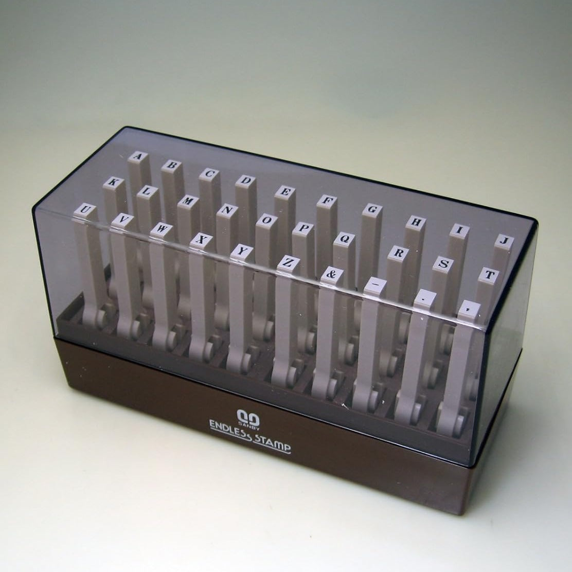 Sanby Endless Stamp Set | Alphabet [5 Sizes] - Simple Paper 