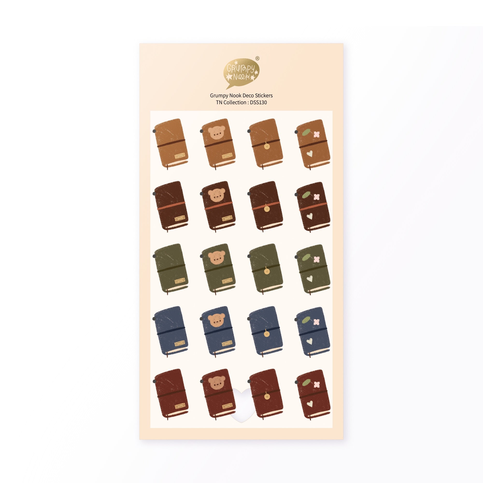 Grumpy Nook Deco Sticker Sheet TN Collection