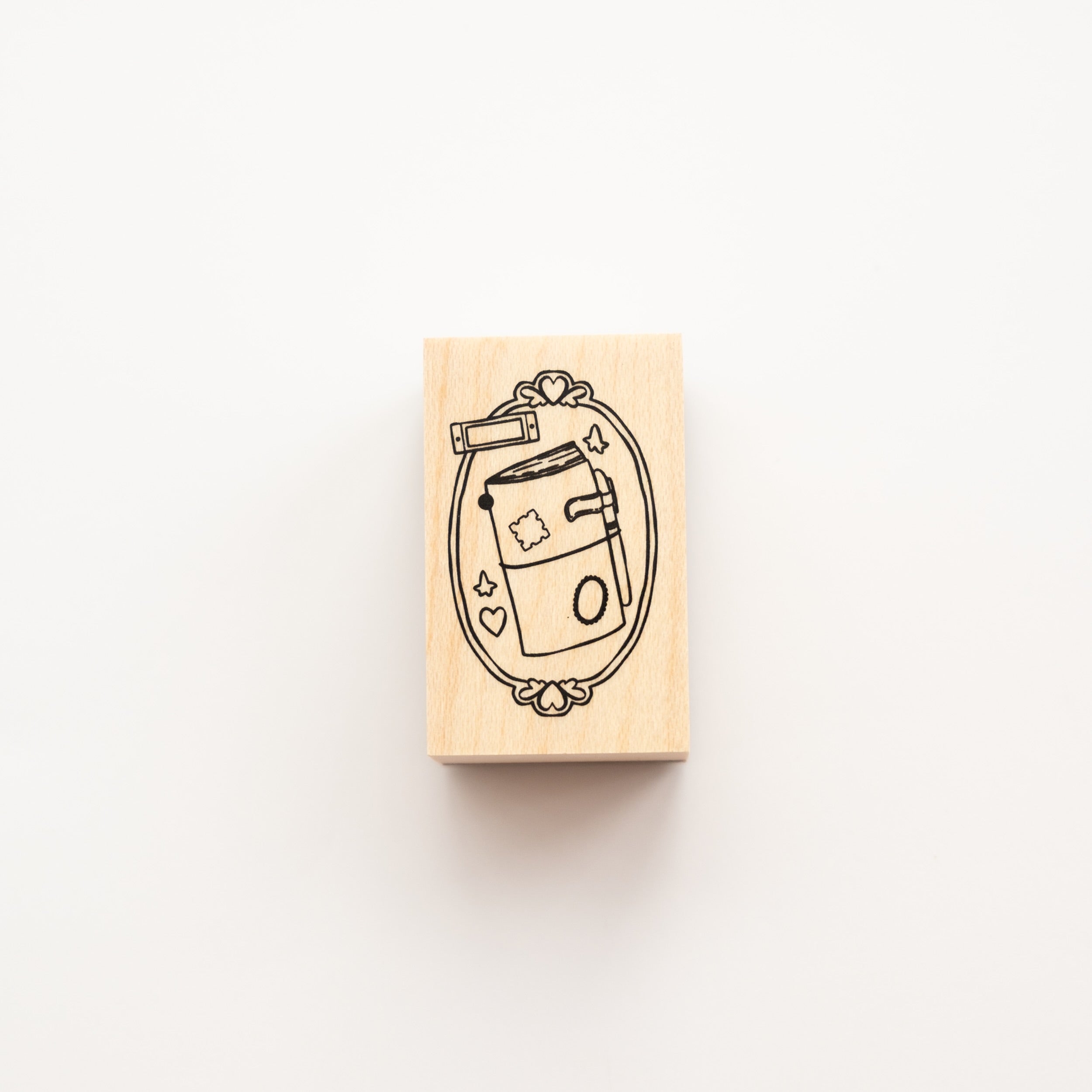 Grumpy Nook Rubber Stamp Framed TN