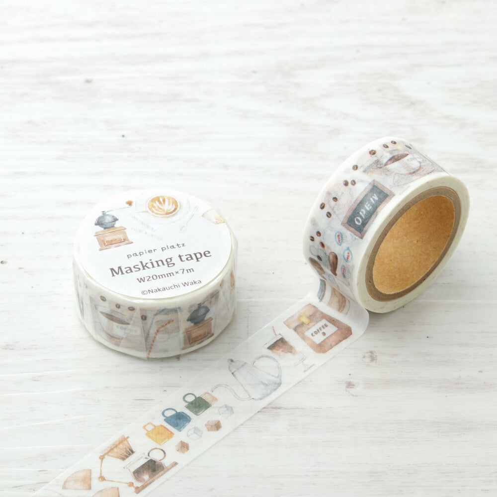 Papier Platz x Nakauchi Waka Japanese Washi Tape | 37-817 - Simple Paper 