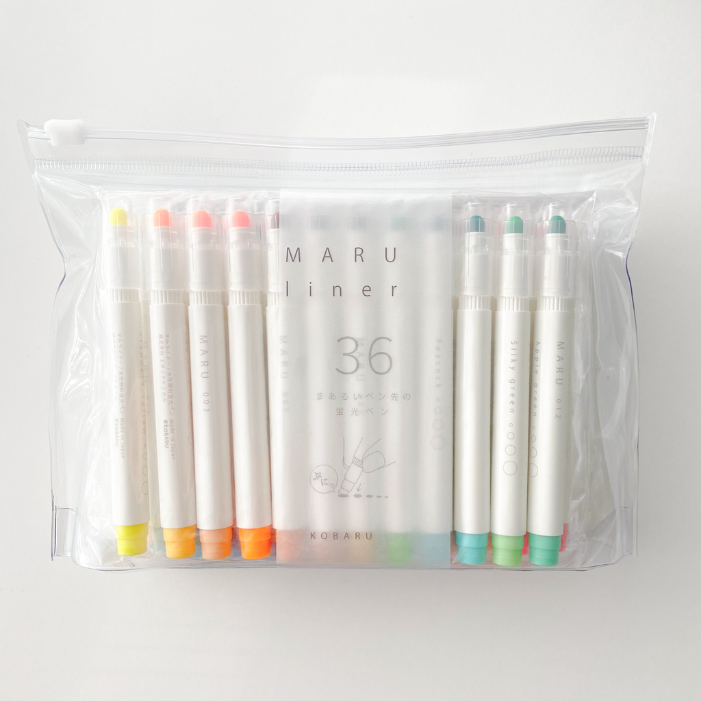 Kobaru Maru Dot & Hoso Liners 36 Pack - Simple Paper 