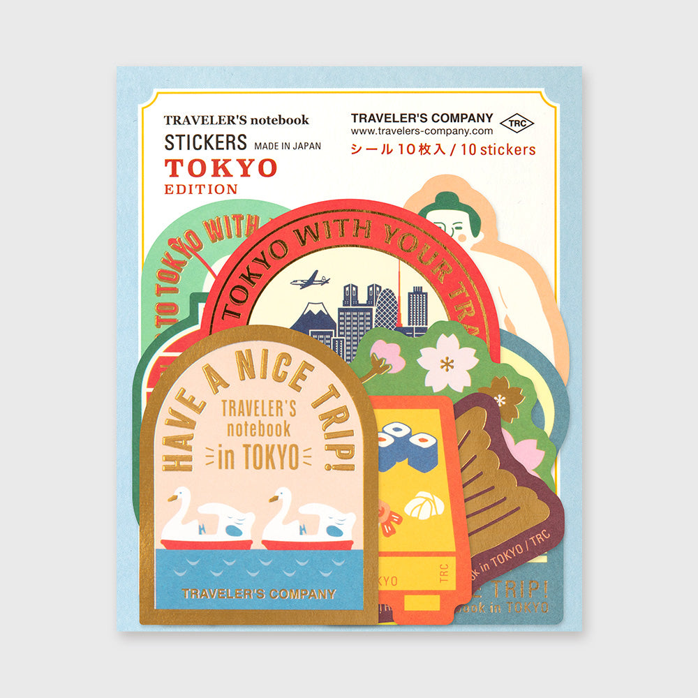 Traveler's Notebook | Tokyo Sticker Set | Limited Edition - Simple Paper 