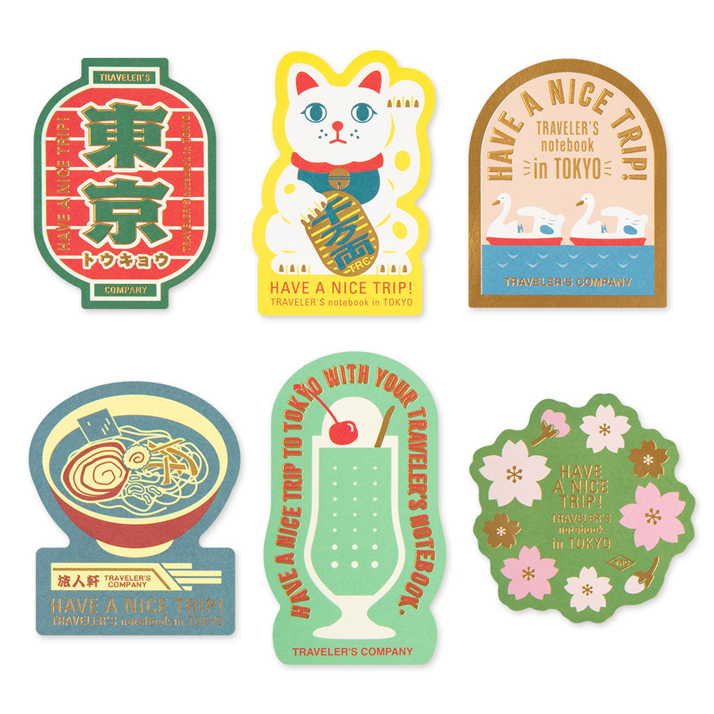 Traveler's Notebook | Tokyo Sticker Set | Limited Edition - Simple Paper 