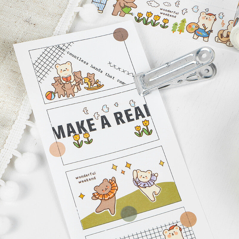 Papermore Masking Tape | Busy Bear - Simple Paper 