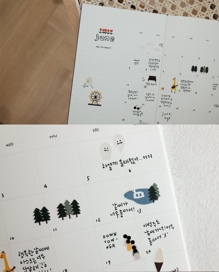 Suatelier Stickers | No. 1106 | Oh Happy Day - Simple Paper 