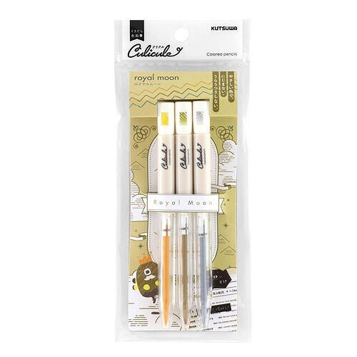 Kutsuwa Culicule Colored Pencil Set | Royal Moon - Simple Paper 