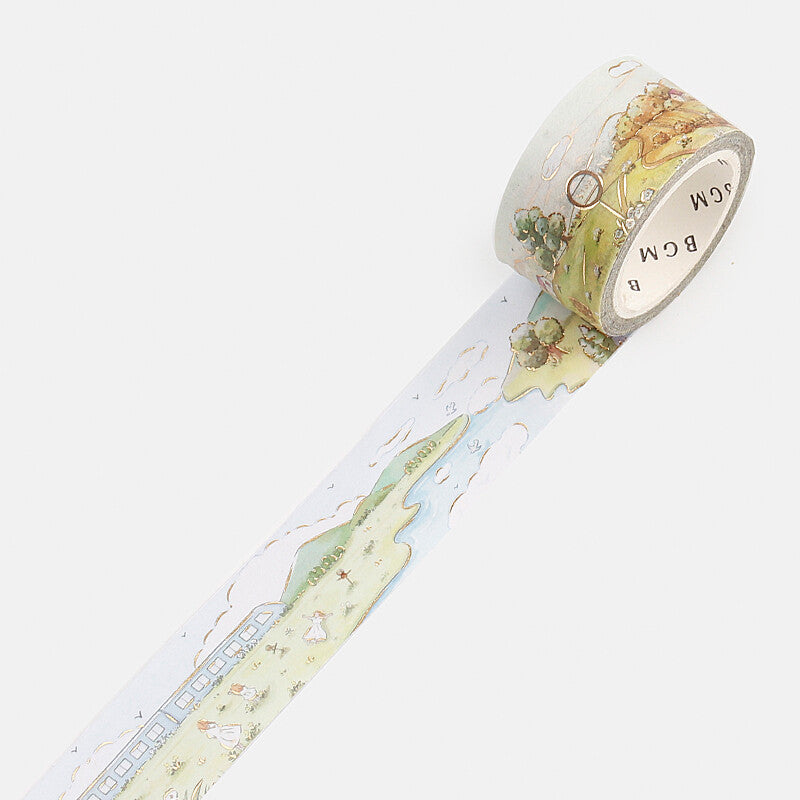 BGM Washi Tape | Little World | Fields At Dusk - Simple Paper 