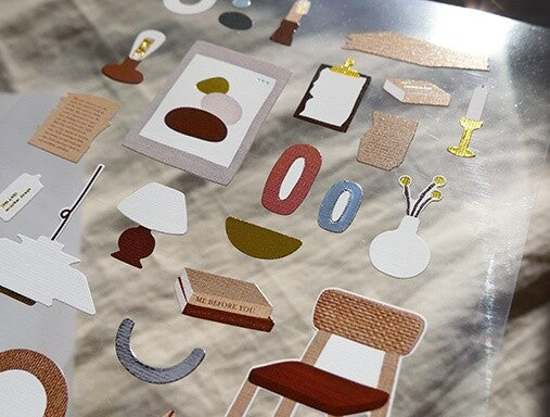 Suatelier Stickers | No. 1101 | Object - Simple Paper 