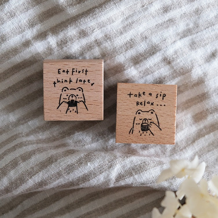 Eileen Tai Wooden Stamps | Beary Ordinary Days | Set B - Simple Paper 