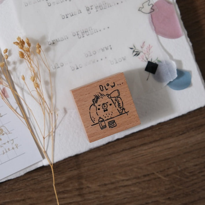 Eileen Tai Wooden Stamps | Beary Ordinary Days | Set D - Simple Paper 