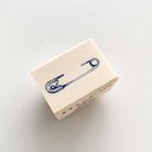 Beverly Stamps - Matsune No Aibou - Safety Pin - Simple Paper 