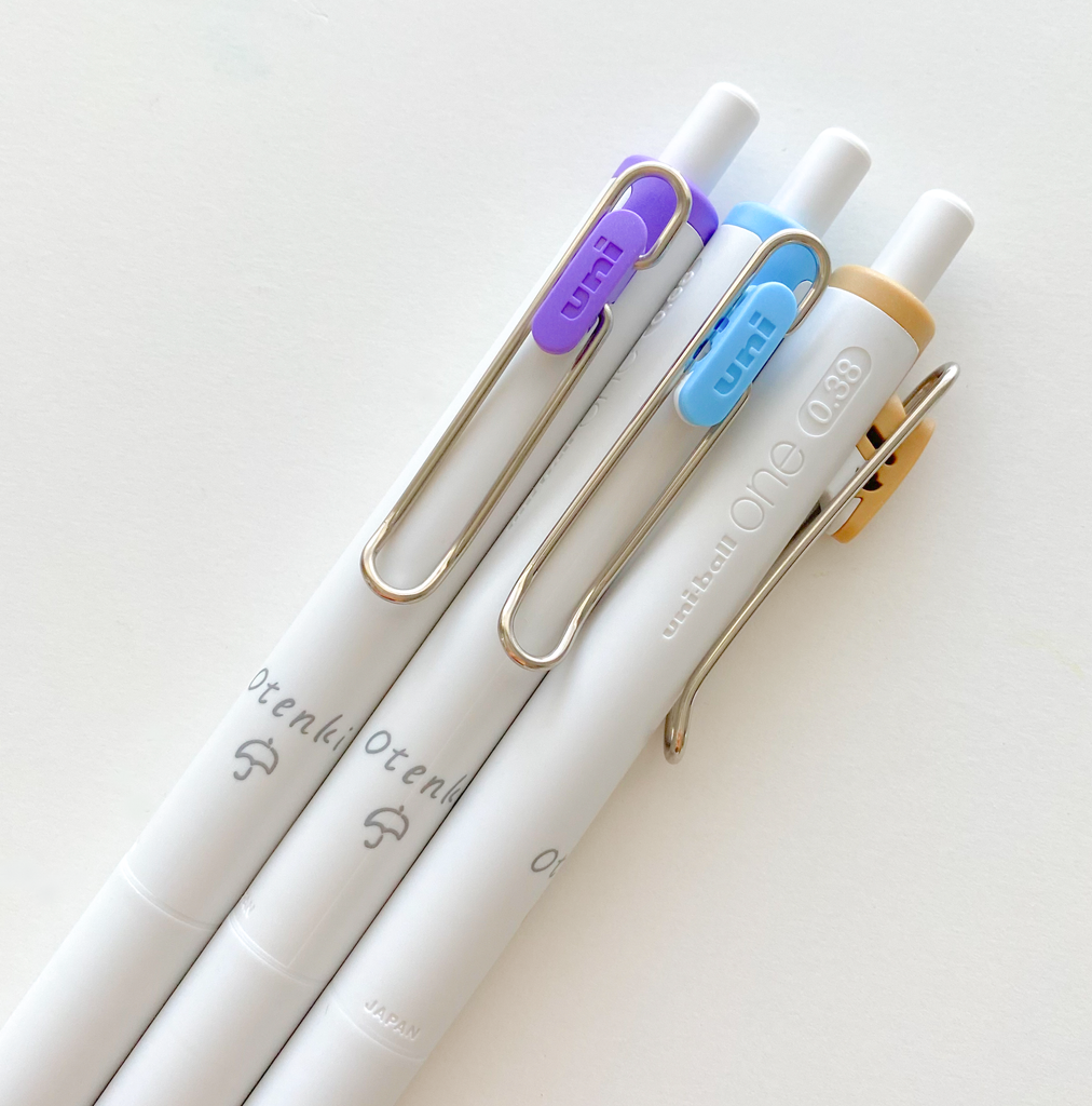 Uni-Ball One Gel Pens | Limited Edition Otenki Series | 0.38mm - Simple Paper 