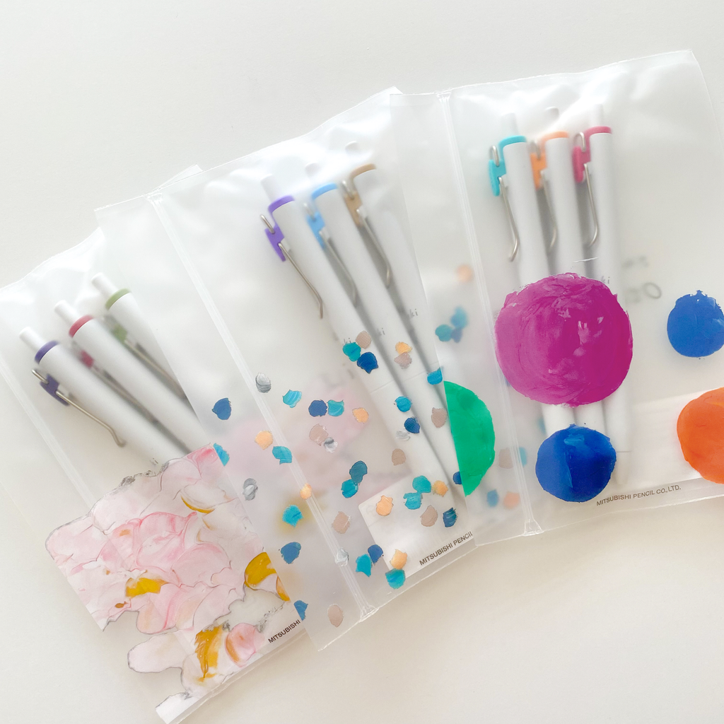 Uni-Ball One Gel Pens | Limited Edition Otenki Series | 0.38mm - Simple Paper 