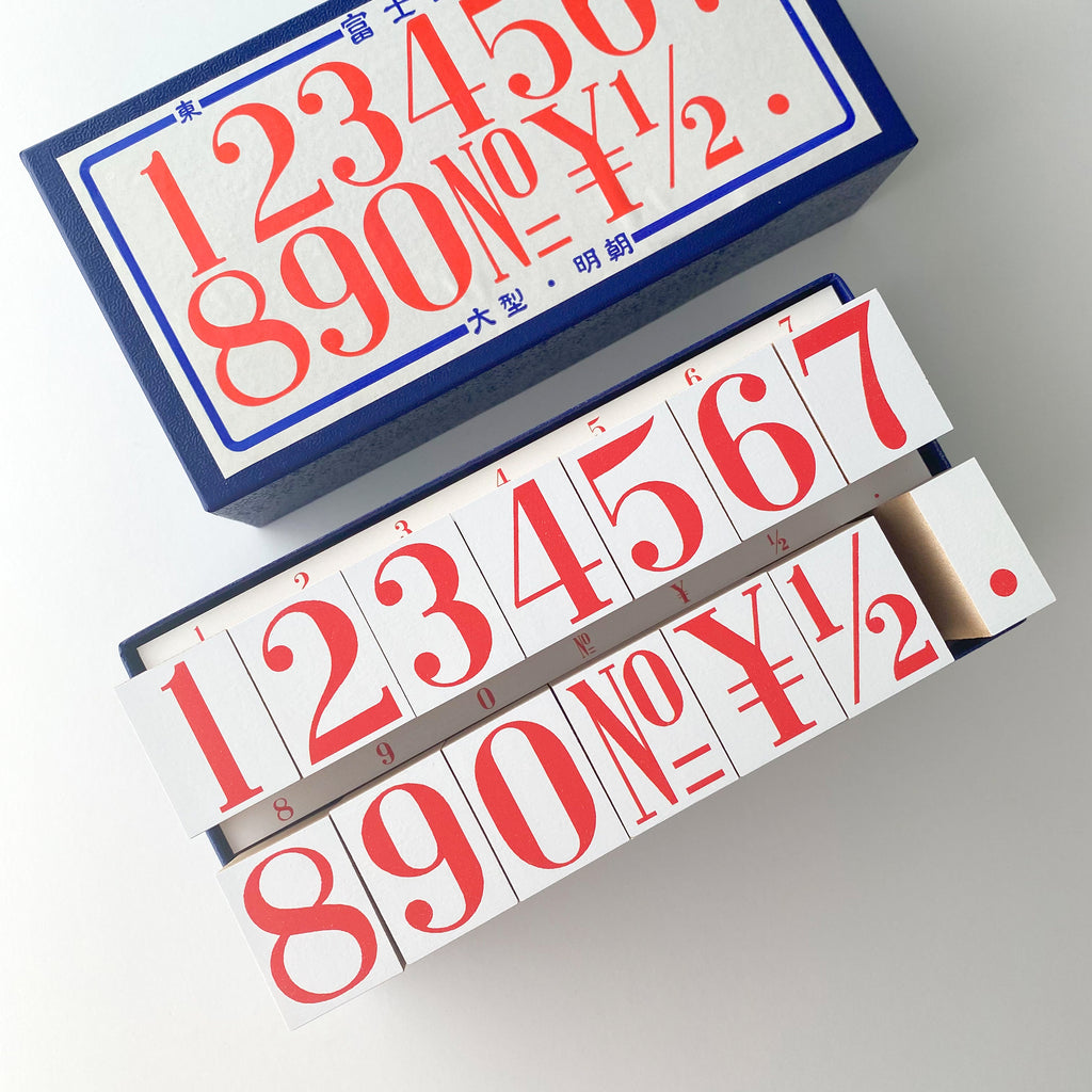 36 Sublo XL Rubber Stamp Set | Numbers - Simple Paper 