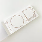 Yohaku Letterpress Ticket Style Memo | M-147 | Bronze - Simple Paper 