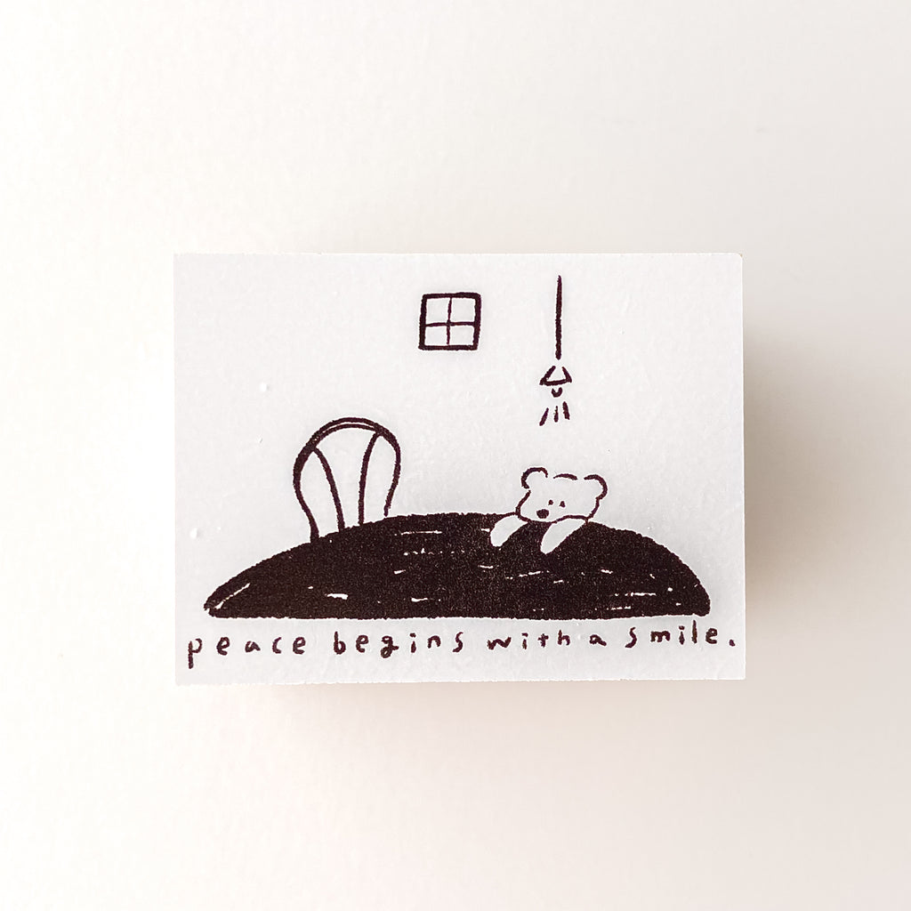 ranmyu Rubber Stamp | Peace - Simple Paper 