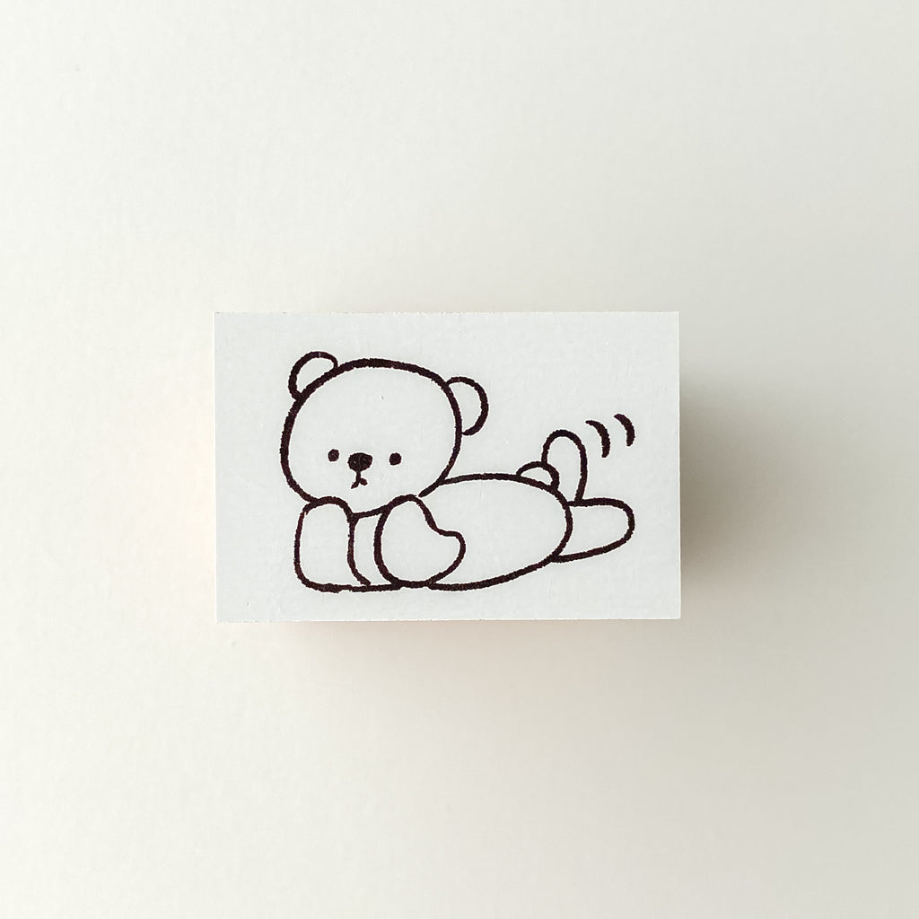 ranmyu Rubber Stamp | Lounging - Simple Paper 