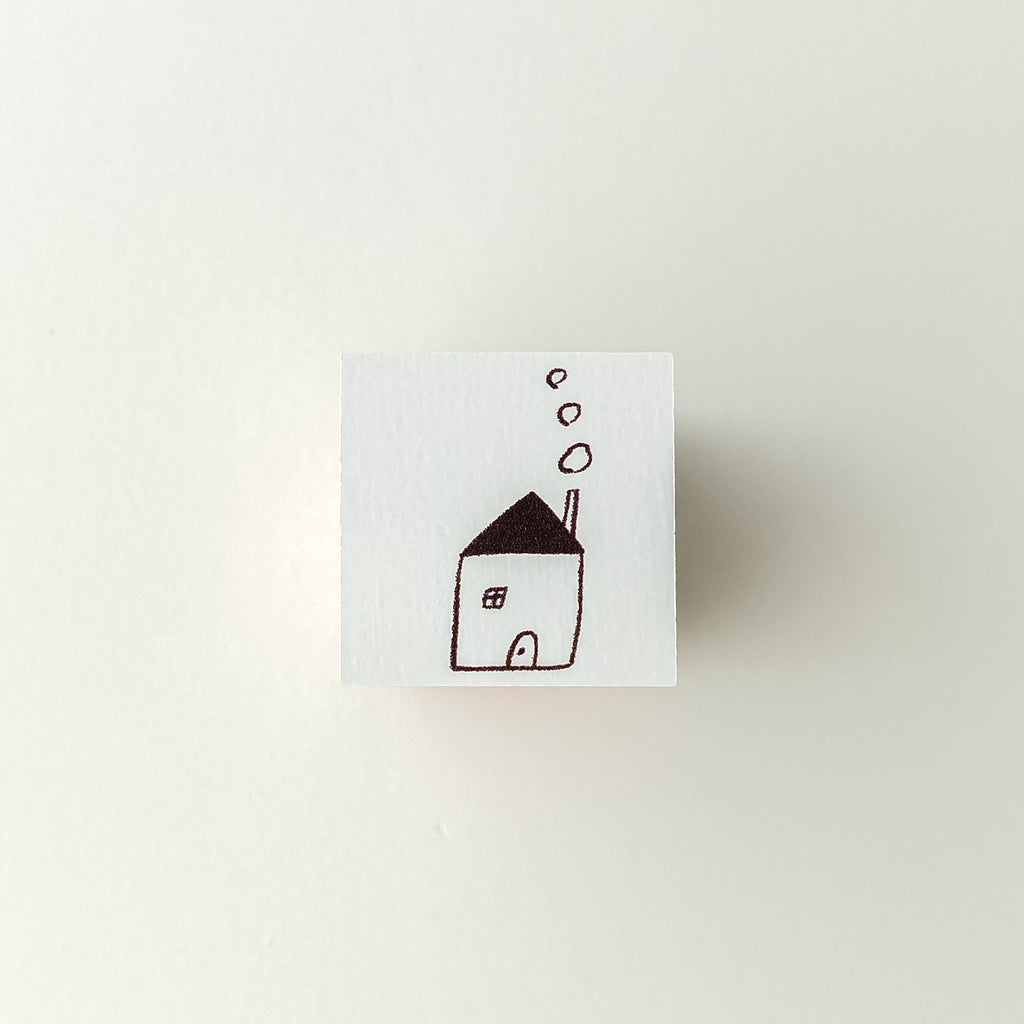 ranmyu Rubber Stamp | Small House - Simple Paper 