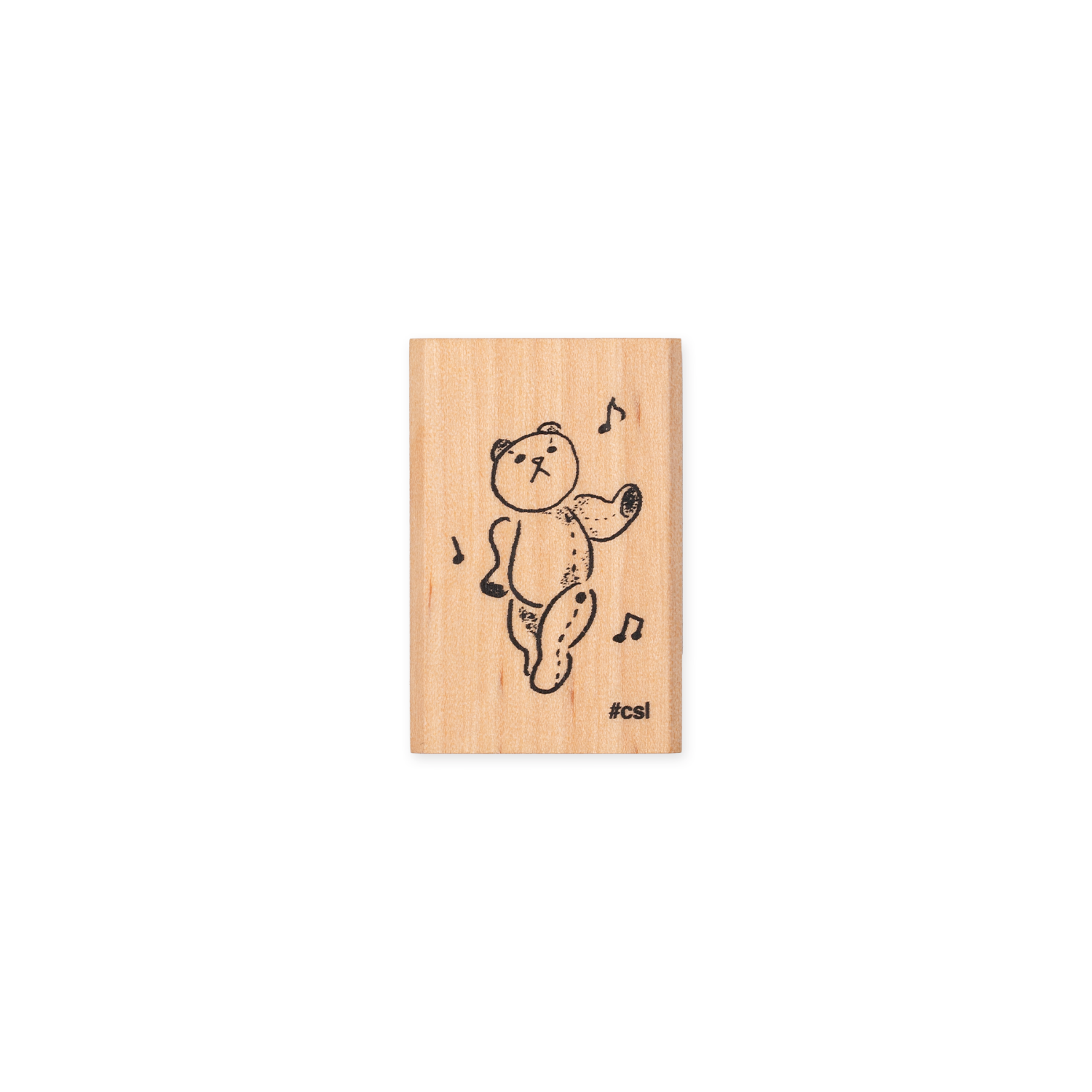 Kodomo No Kao Rubber Stamp Dance Bear