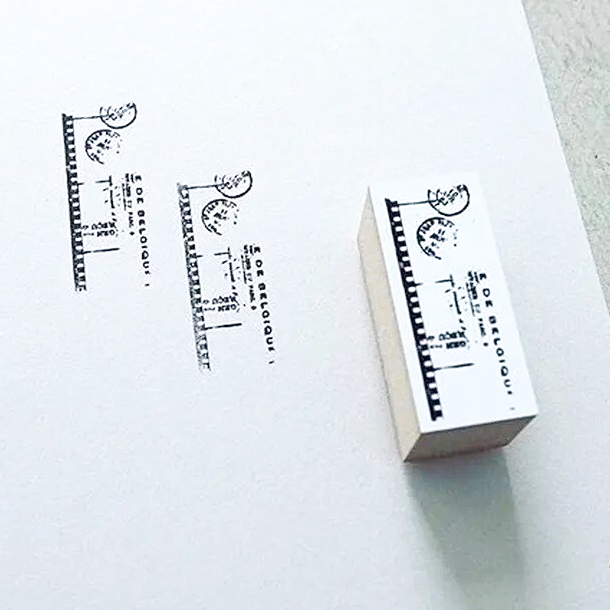 Yohaku Rubber Wood Stamp | S-008 - Simple Paper 