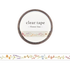 Mind Wave Clear Tape | 7mm | Flower Line - Simple Paper 
