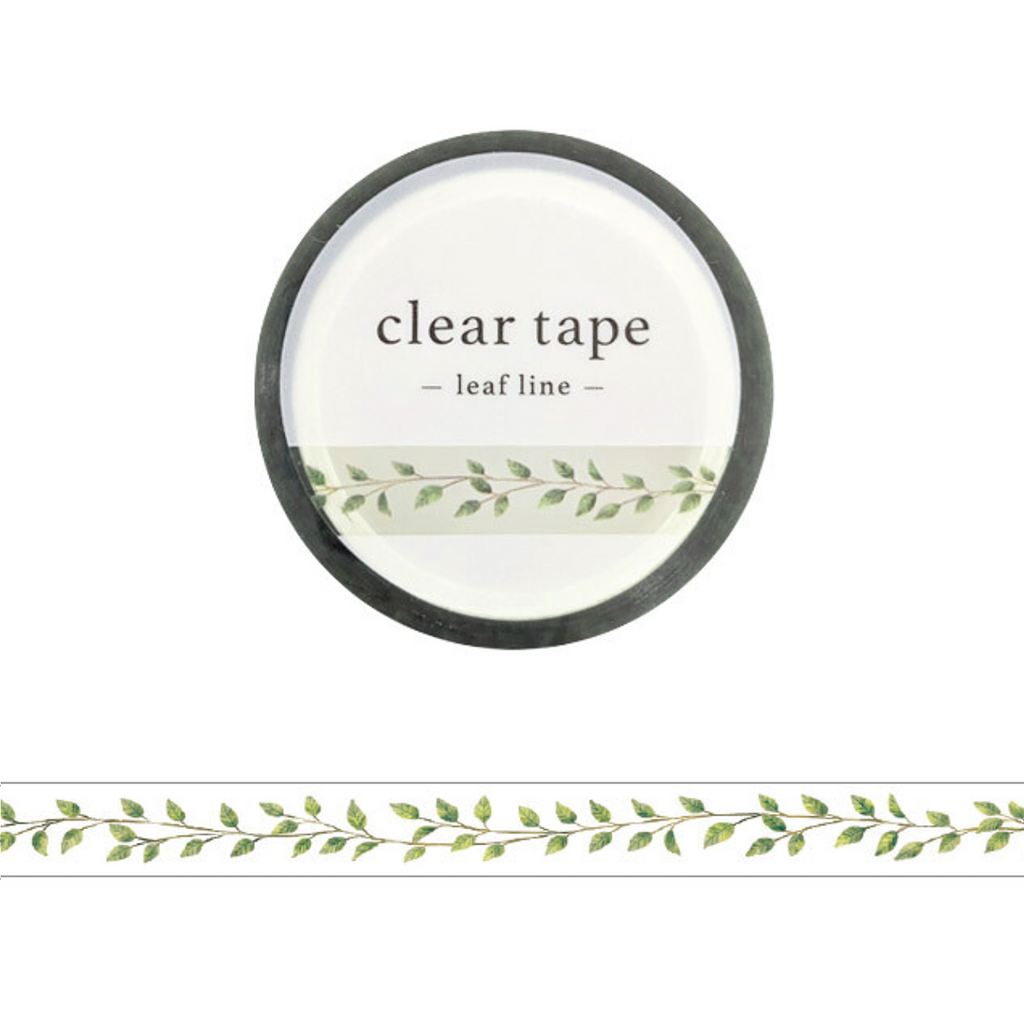 Mind Wave Clear Tape | 7mm | Leaf Line - Simple Paper 