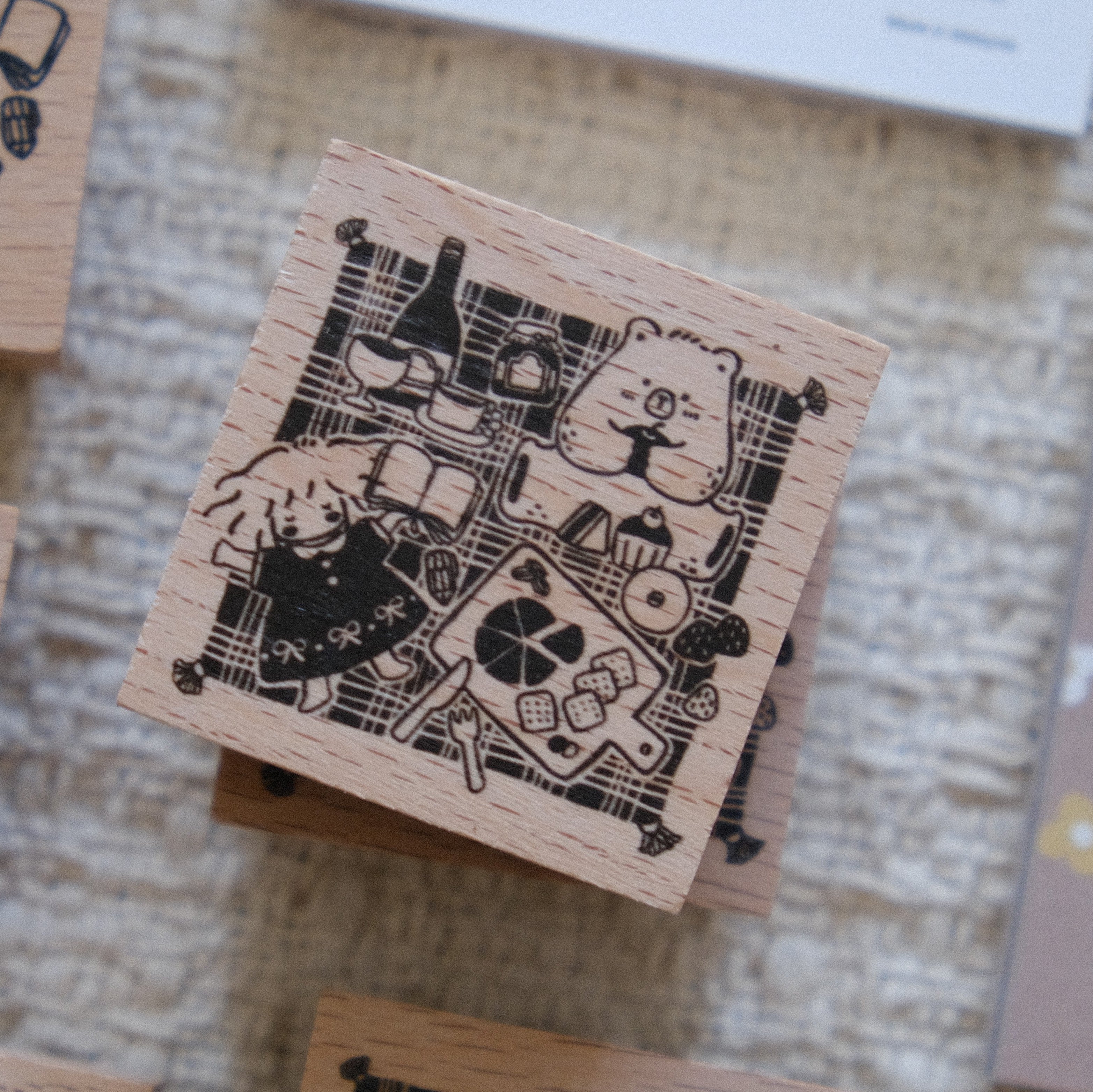 Eileen Tai Rubber Stamp Picnic Daydream