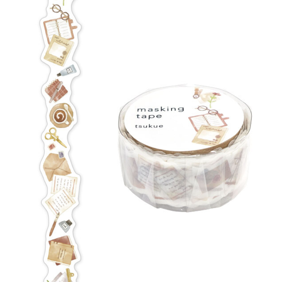 Mind Wave Diecut Washi Tape | Tsukue - Simple Paper 