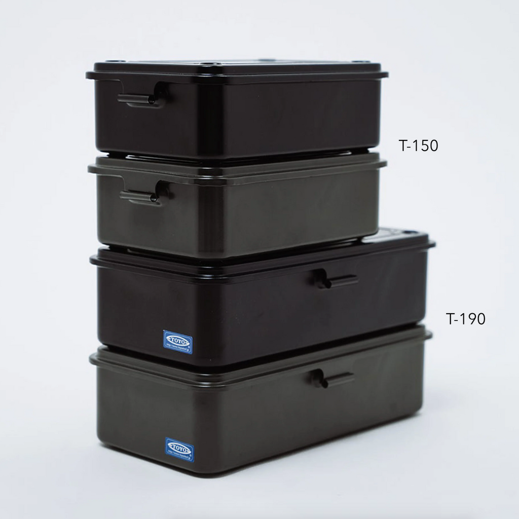 Toyo Steel Stackable Storage Box | T-150 | White - Simple Paper 