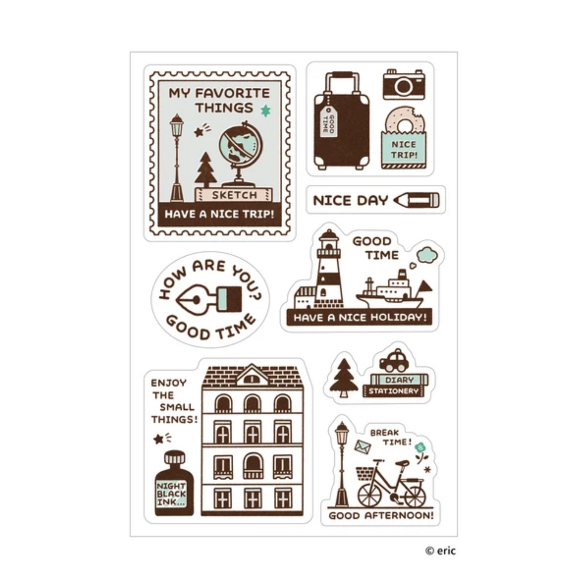 Eric Small Things Multi Stickers | Have Fun – Simple Paper