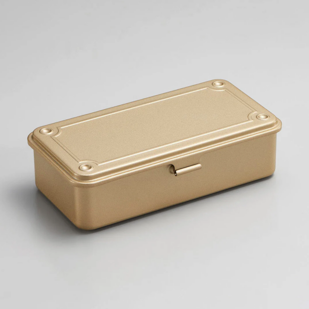 Toyo Steel Stackable Storage Box | T-190 | Gold - Simple Paper 