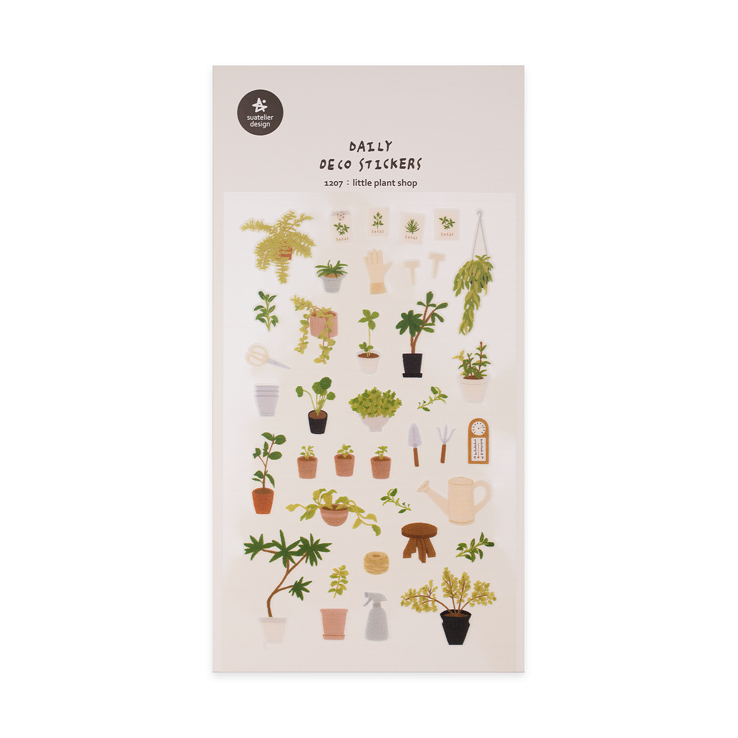 Suatelier Stickers No. 1207 Little Plant Shop