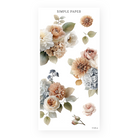 Cafecito – decorative floral border stickers for journaling and planners