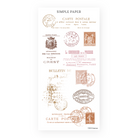 Fall in Love – vintage postage stamp and postmark stickers for journaling and planners