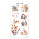 Fall in Love – October journaling stickers with Parisian houses and florals