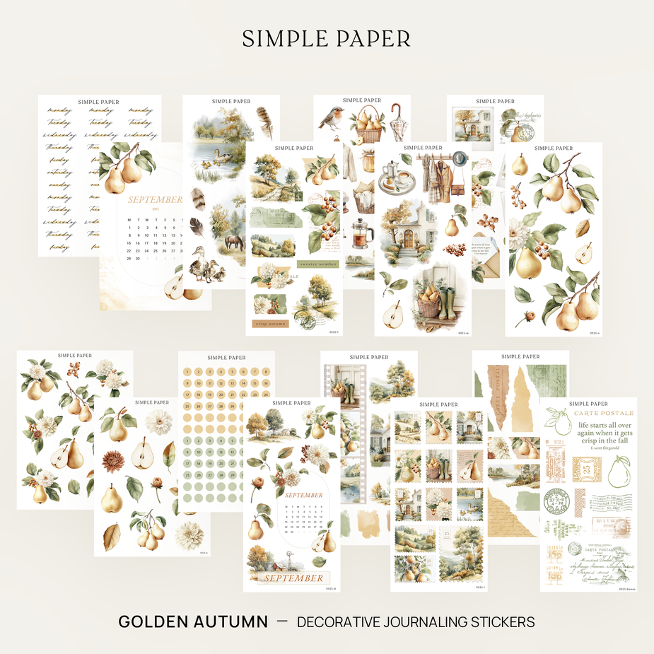 Decorative Sticker Kit Subscription | Simple Paper