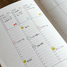 JIZAI LOG clear stamp set marks 02 by mizushima, Japanese icon stamp set with checkmarks, stars, flags, and annotation.