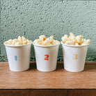 JIZAI POCKET clear stamp set number 02 by mizushima, compact Japanese number stamp set with 0-9 numerals in a.