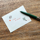 JIZAI POCKET clear stamp set shapes 02 by mizushima, compact Japanese stamp set with geometric circle, rectangle, and.