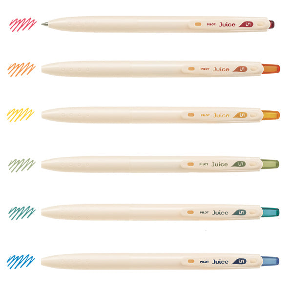 Pilot Juice Gel Pen 10th Anniversary Limited Edition | Classic Colors Natural Smoothie - Simple Paper 