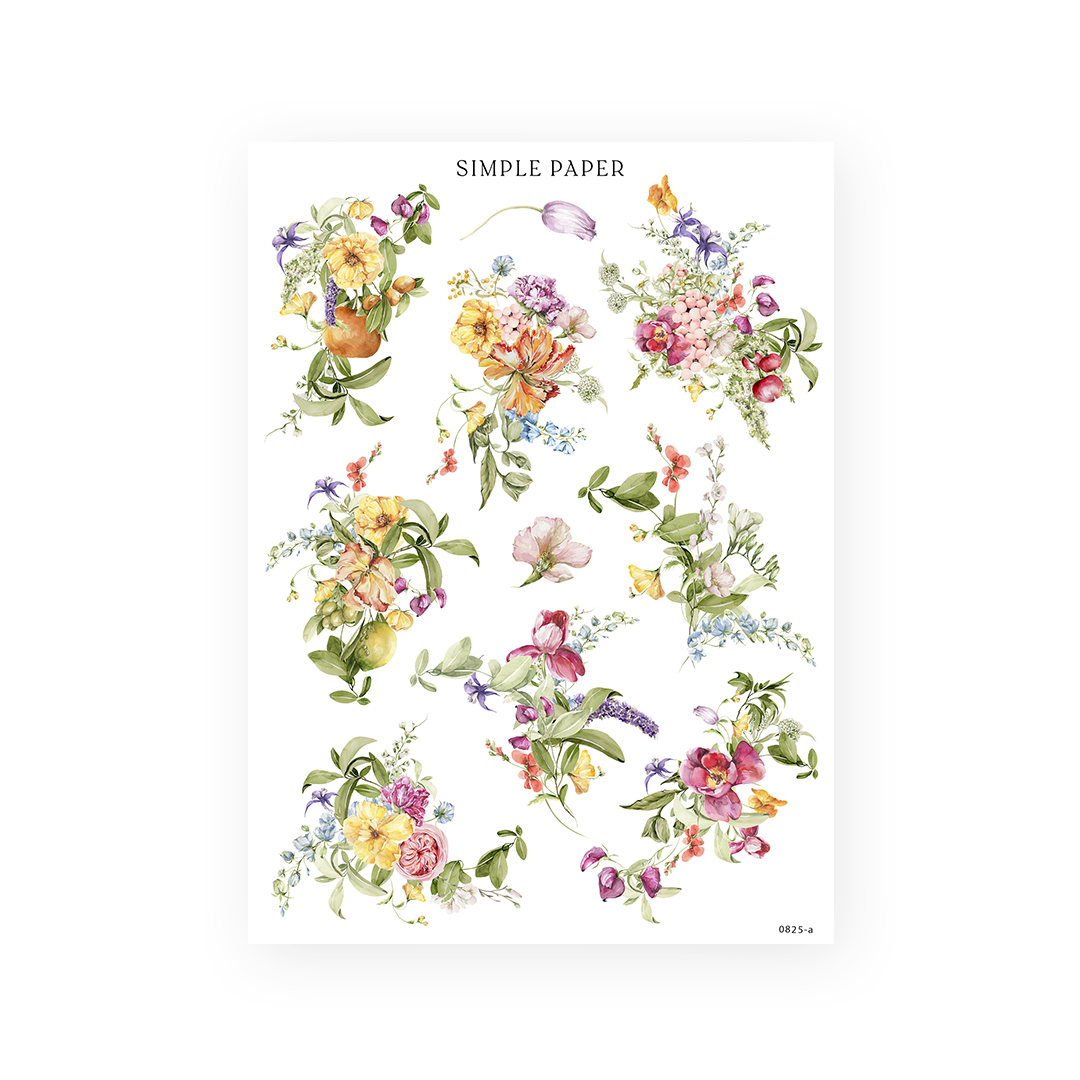 Letters From Tuscany – Delicate bouquets with citrus blossoms and lilac accents