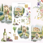 Letters From Tuscany – Tuscan courtyards, fountains, herbs, and summer tile accents