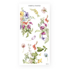 Letters From Tuscany – Petite garden flowers and leaves in scattered arrangements