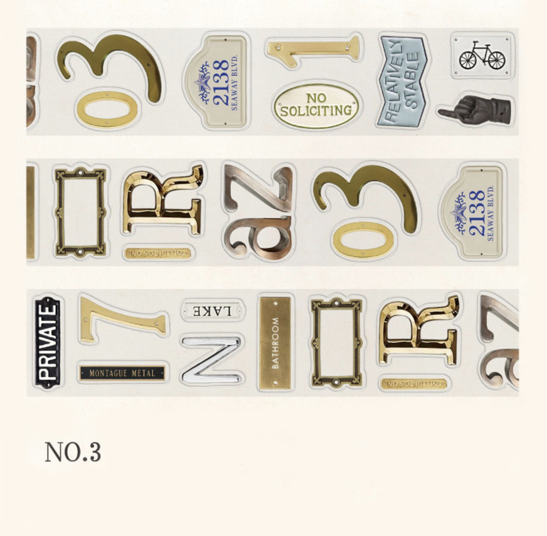 Muguang Kiss Cut PET Tape - Simple Paper 